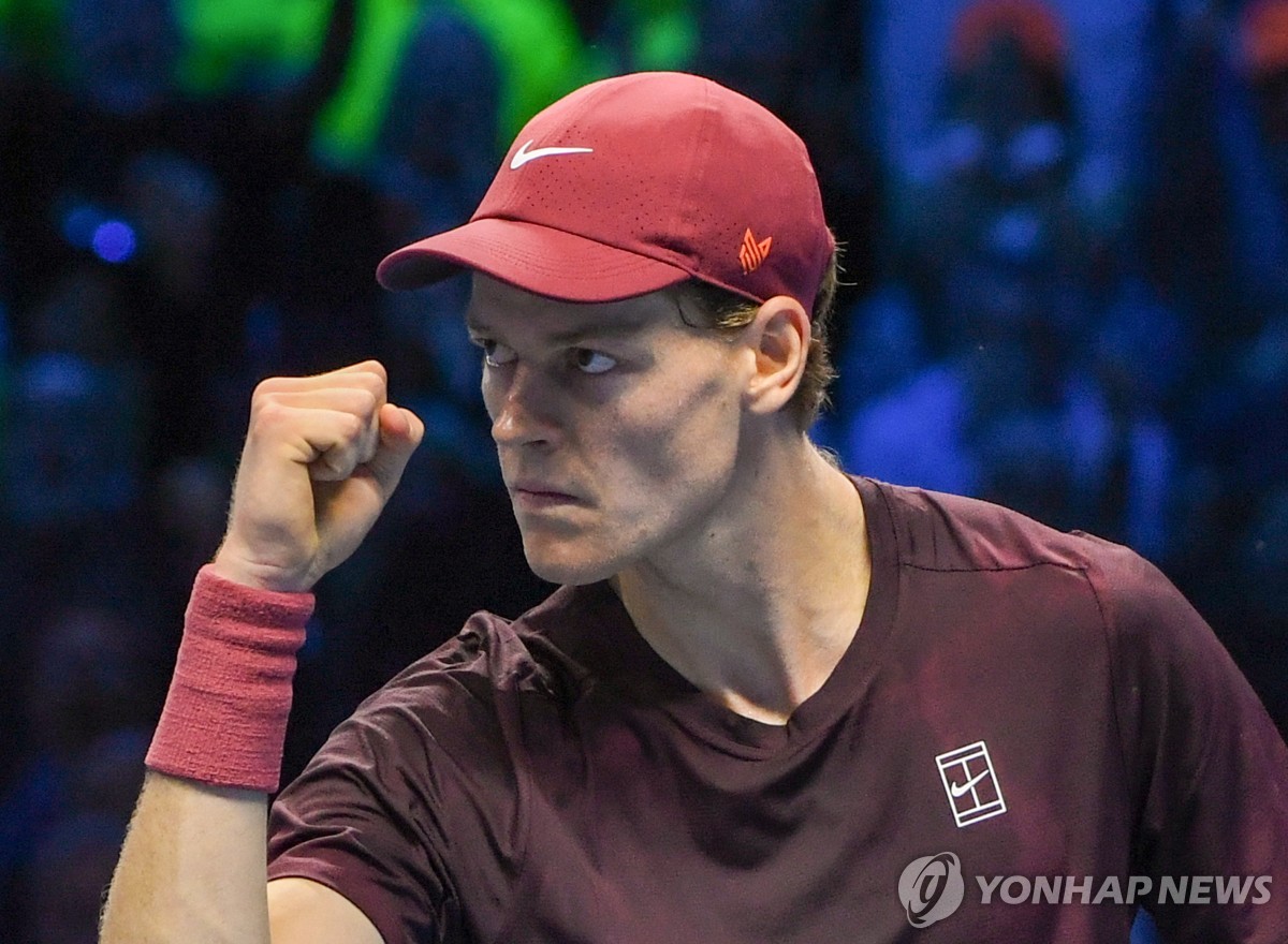 신네르, ATP 투어 팬들이 가장 좋아하는 선수 3년 연속 1위