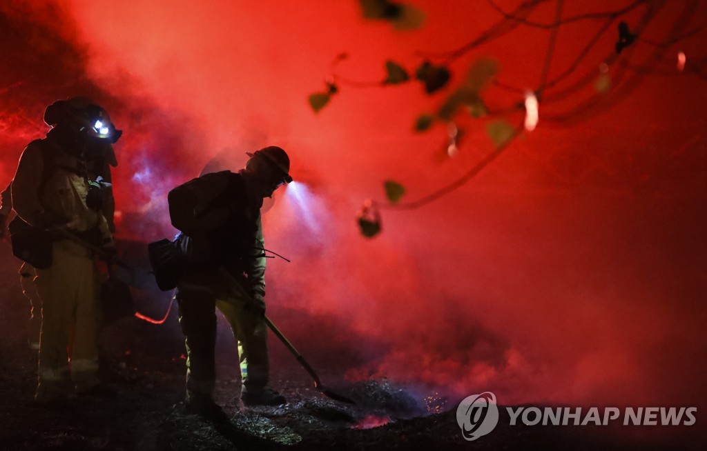 미국 캘리포니아 산불[신화=연합뉴스]