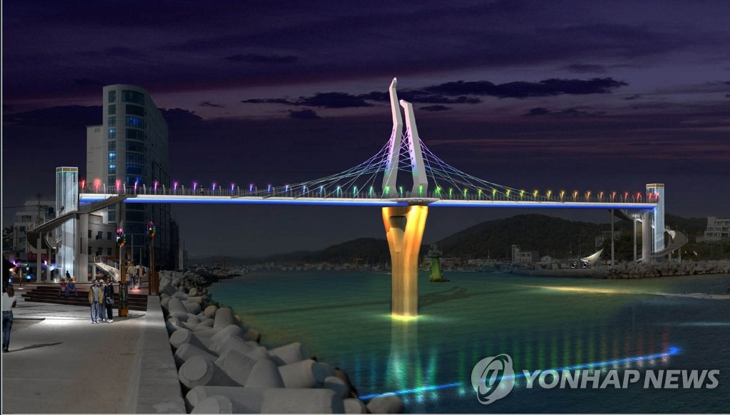 울산 최장 인도교 명선교 내달 완공 | 연합뉴스