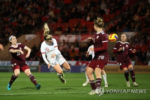 잉글랜드와 라트비아의 여자축구 월드컵 지역 예선