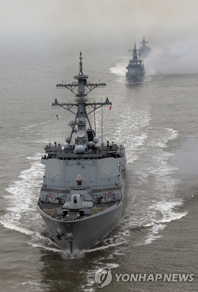 哨戒艦沈没事件から４年　海軍が訓練実施