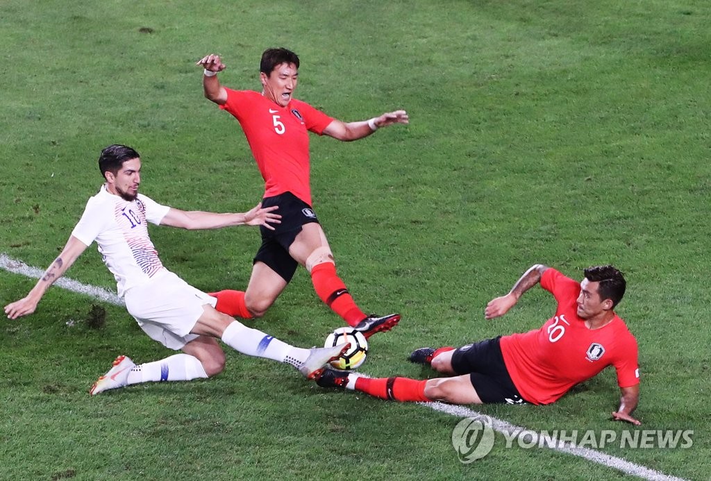 サッカー韓国代表　強豪チリと引き分け＝国際親善試合