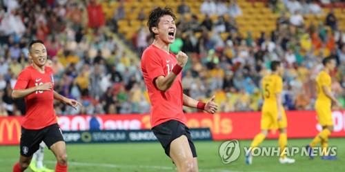 '통한의 실점'…벤투호, 호주와 첫 원정 평가전서 1-1 무승부