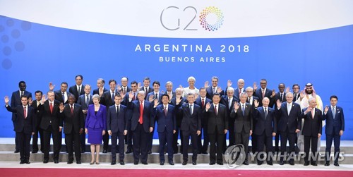 로이터 "G20, 현재 무역 긴장 회피…WTO 개혁 지지"