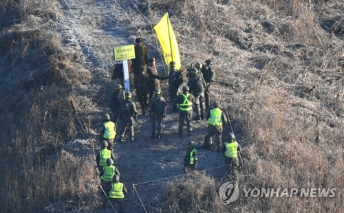 인사하는 남북 GP 현장검증반
