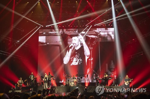 Maroon 5 concert in Seoul