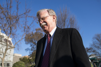 Bolton meets top Spanish diplomat, silent on N.K. embassy raid