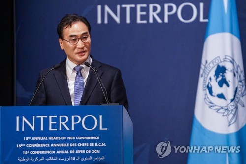 El jefe de la Interpol