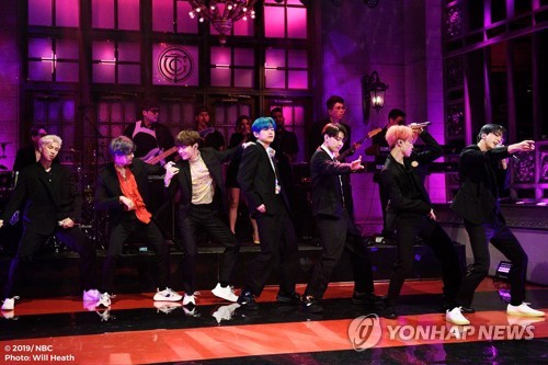 방탄소년단, 미국 'SNL'서 컴백