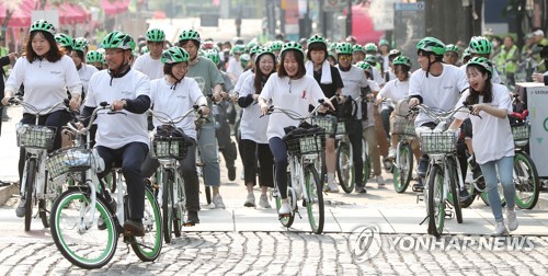 Festival de la bici en Seúl