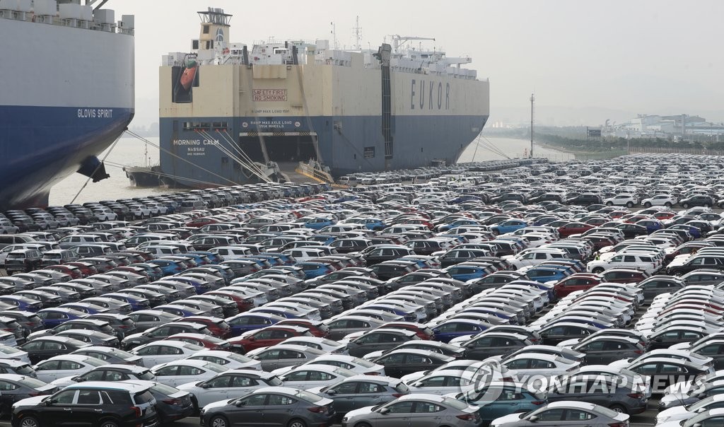 S. Korea's auto exports to U.S. jump through Sept. - 1