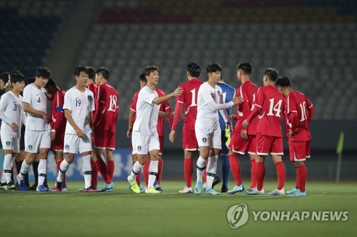 サッカー韓国　北朝鮮と引き分け
