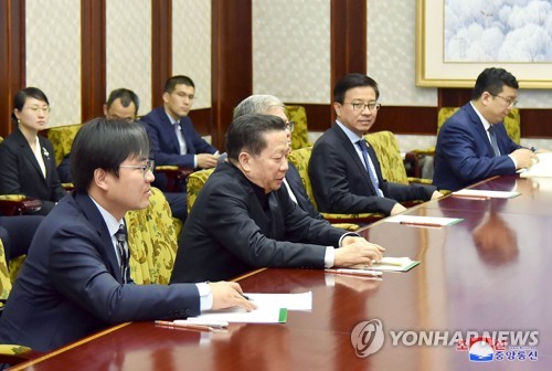 Chinese delegation in Pyongyang