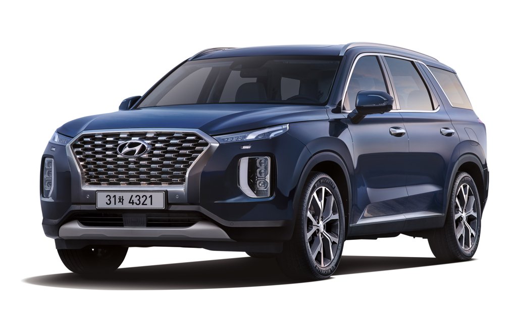 This file photo provided by Hyundai Motor shows the Palisade flagship SUV. (PHOTO NOT FOR SALE) (Yonhap)