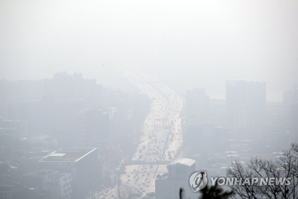 Air pollution No. 1 environmental concern for S. Koreans: survey