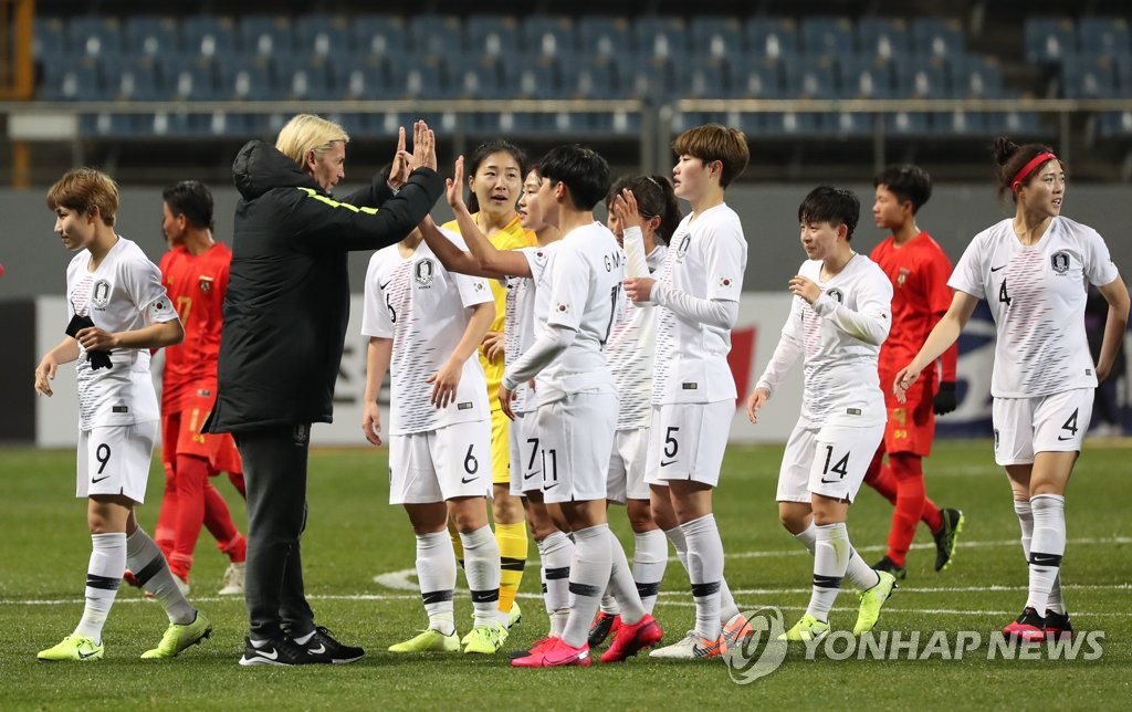 S. Korea advance to final playoff in Olympic women's football qualifying