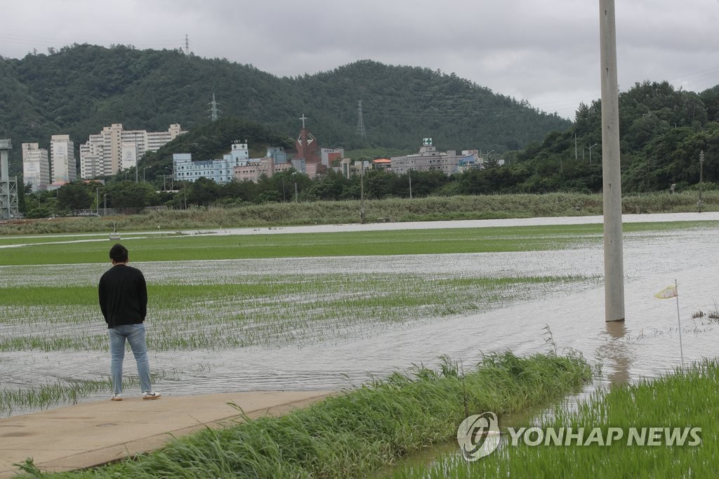 "농경지 침수 언제 복구되려나"
