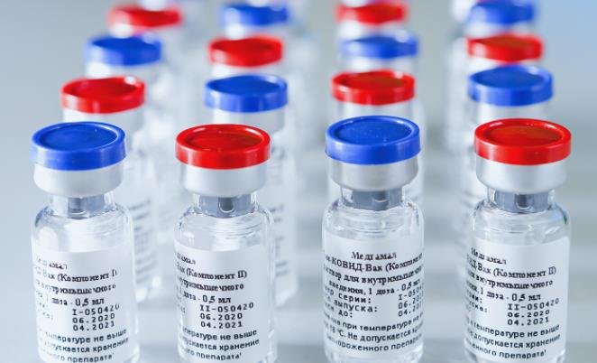 The Sputnik V vaccine, developed at the National Research Centre for Epidemiology and Microbiology in Moscow, is shown in this photo captured by the Russian Direct Investment Fund's website on Aug. 13, 2020. (PHOTO NOT FOR SALE) (Yonhap)