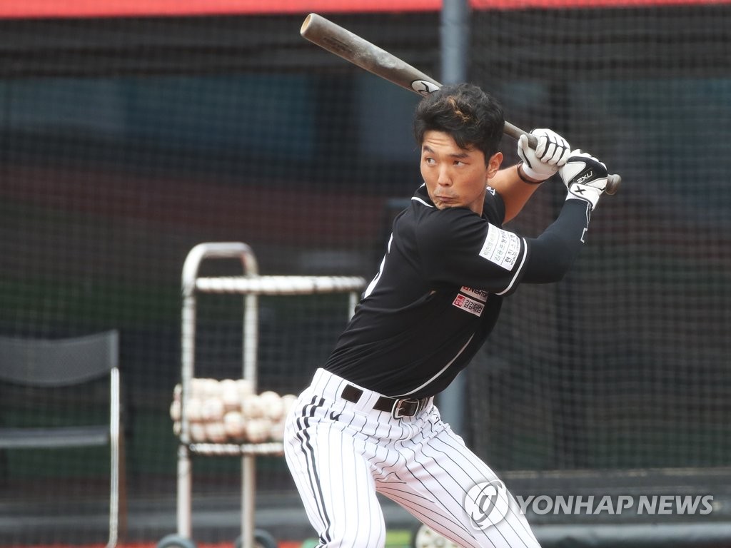 타격 테스트 받는 심종원