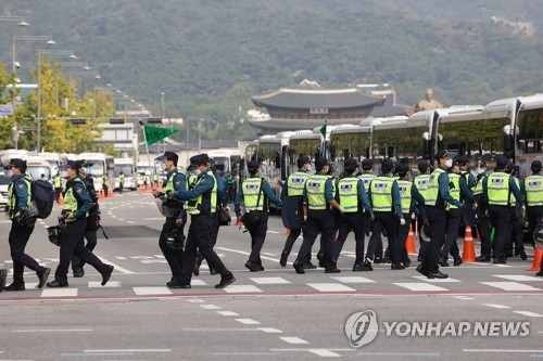 광화문 불법집회 없었다…큰 충돌 없이 마무리(종합2보) | 연합뉴스