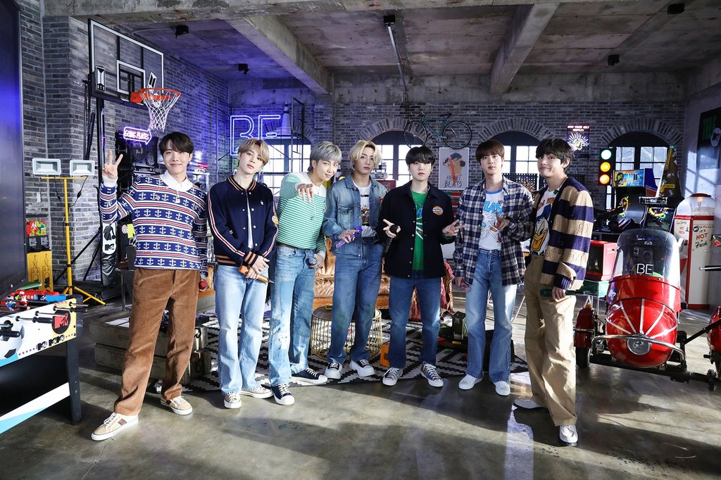 韓流ブームをけん引する人気グループＢＴＳ（防弾少年団、資料写真、ビッグヒットエンターテインメント提供）＝（聯合ニュース）≪転載・転用禁止≫