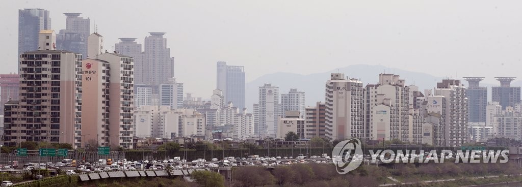 서울 성수대교에서 바라본 성동구 성수전략정비구역 일대 모습