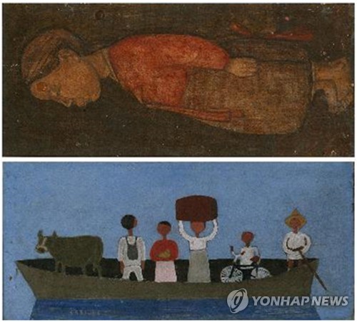 '이건희 컬렉션' 기증… 장욱진 '소녀/나룻배'