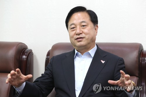 김두관 의원, 연합뉴스와 인터뷰
