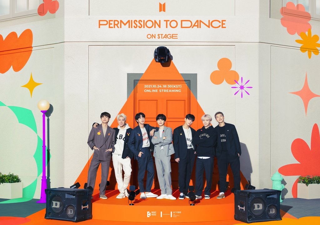 La imagen, proporcionada por Big Hit Music, muestra un póster de los próximos conciertos de la sensación del K-pop BTS, que tendrán lugar, el 27 y 28 de noviembre y el 1 y 2 de diciembre, en Los Ángeles. (Prohibida su reventa y archivo)