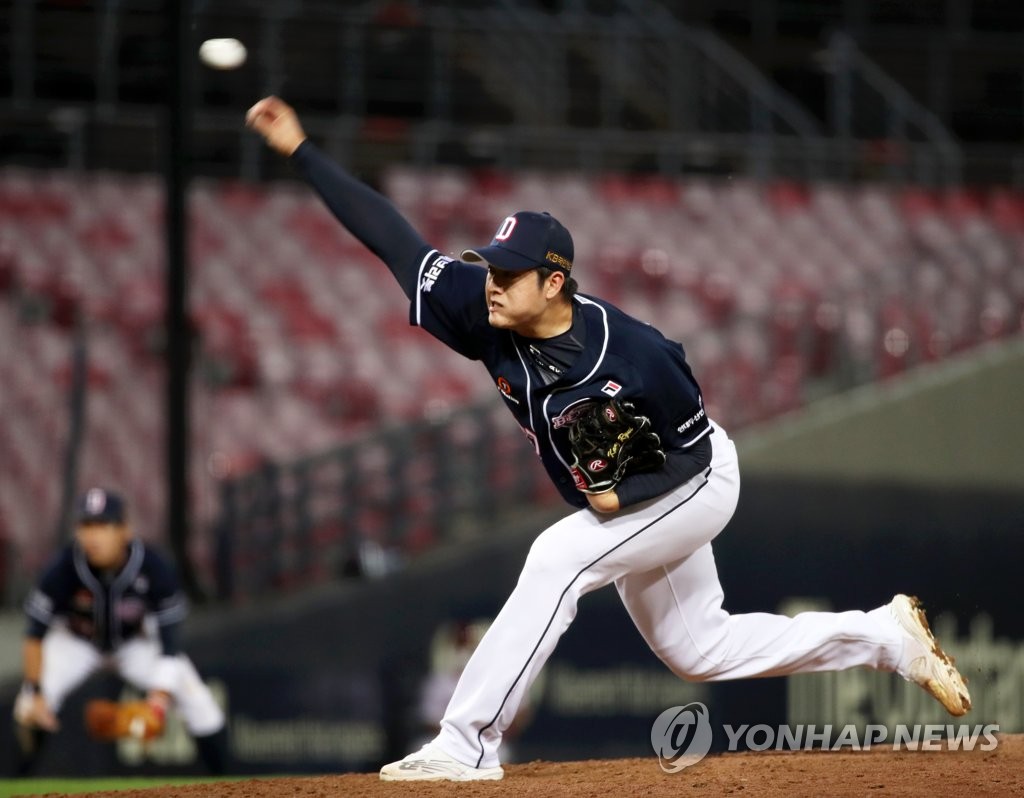 Doosan Bears' Kim Kang-ryul