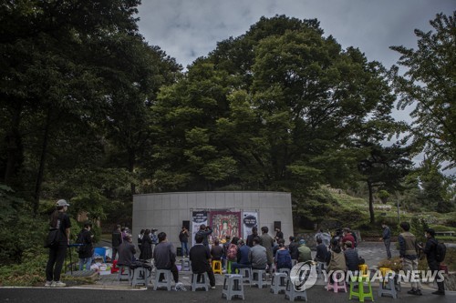 서울시립승화원 '무연고 사망자' 추모의 집에서 열린 합동 추모위령제