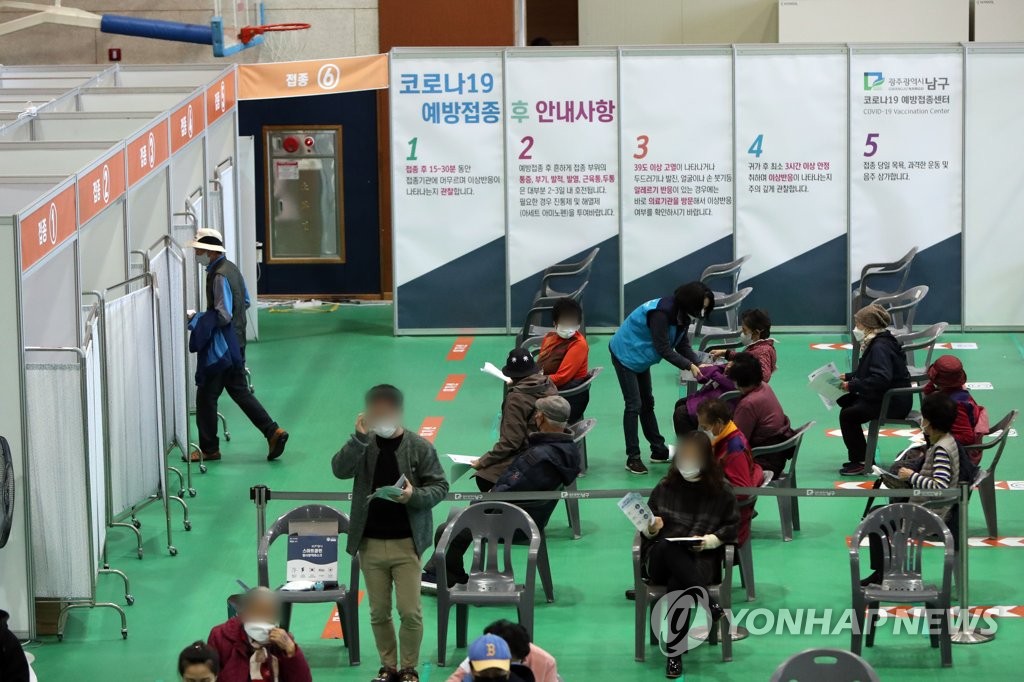新型コロナワクチン接種完了者　人口の８０％に＝韓国