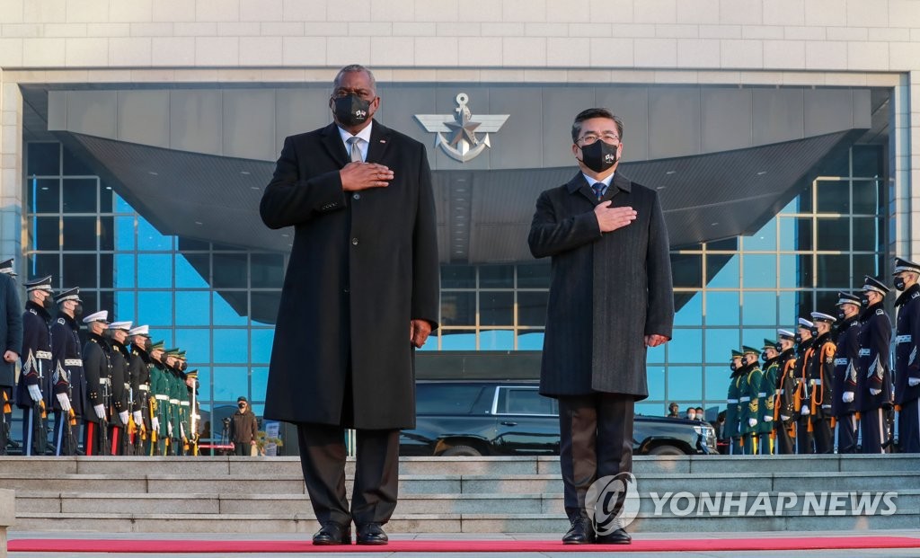 وزيرا دفاع كوريا الجنوبية والولايات المتحدة