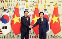박의장, 베트남 의장과 회담…