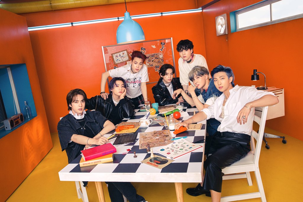 Groupe de K-pop Bangtan Boys (BTS) (Photo fournie par Big Hit Music. Revente et archivage interdits) 