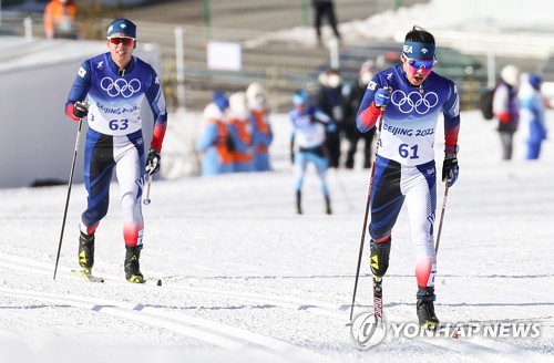 -올림픽- 김민우, 크로스컨트리 남자 스키애슬론 62위…금메달은 러시아