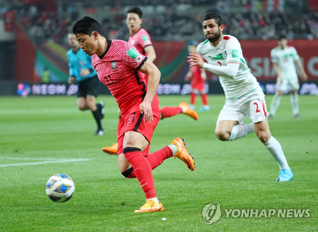 (LEAD) S. Korea Blank Iran 2-0 In World Cup Qualifying Match | Yonhap ...