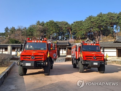 강원소방, 대형산불 위험기간 소방차 영동에 추가 배치