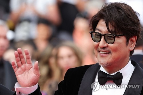 In this AFP photo, South Korean actor Song Kang-ho of "Broker" attends the 75th Cannes Film Festival in Cannes, France, on May 27, 2022. (Yonhap)