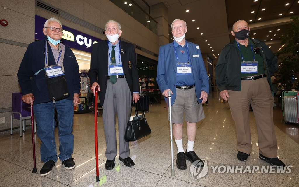 Unos héroes de guerra regresan a Corea del Sur