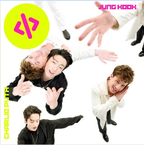 La imagen, proporcionada por Warner Music, promociona "Left and Right", un sencillo de colaboración entre Jungkook, miembro del gigante del K-pop BTS, y el famoso cantautor estadounidense Charlie Puth. (Prohibida su reventa y archivo)