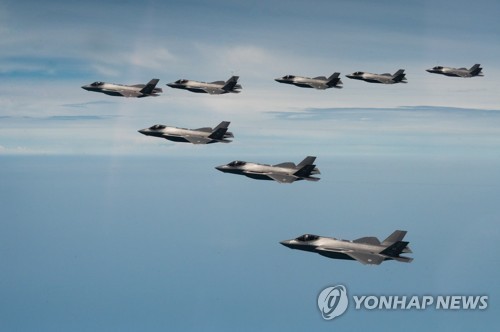 韓米が大規模空中訓練を開始　最新鋭戦闘機Ｆ３５Ｂなど２４０機参加