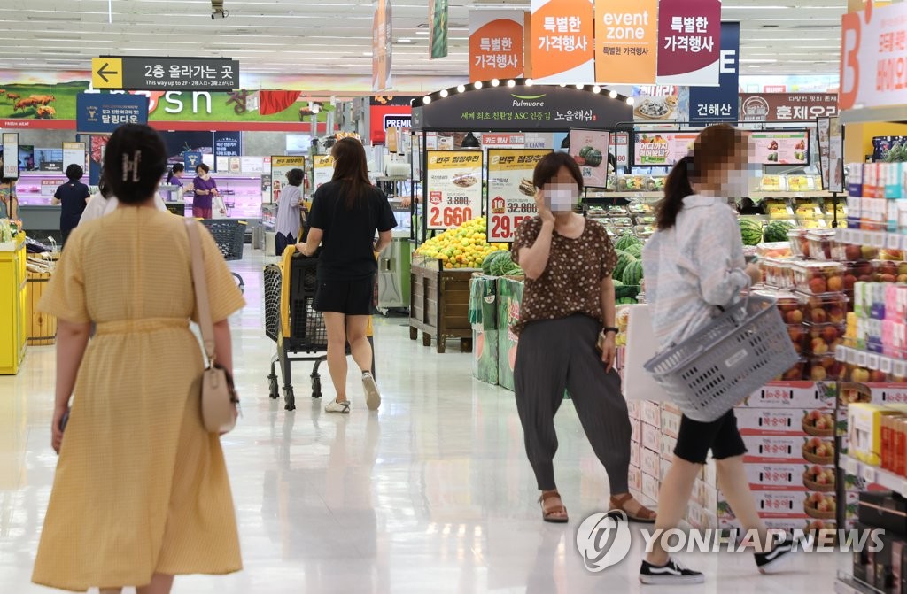 ７月の消費者物価６．３％上昇　２カ月連続で６％台＝韓国