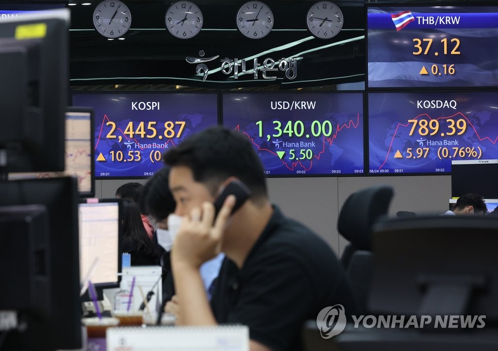 韓国総合株価指数が６日ぶり反発　０．５％高