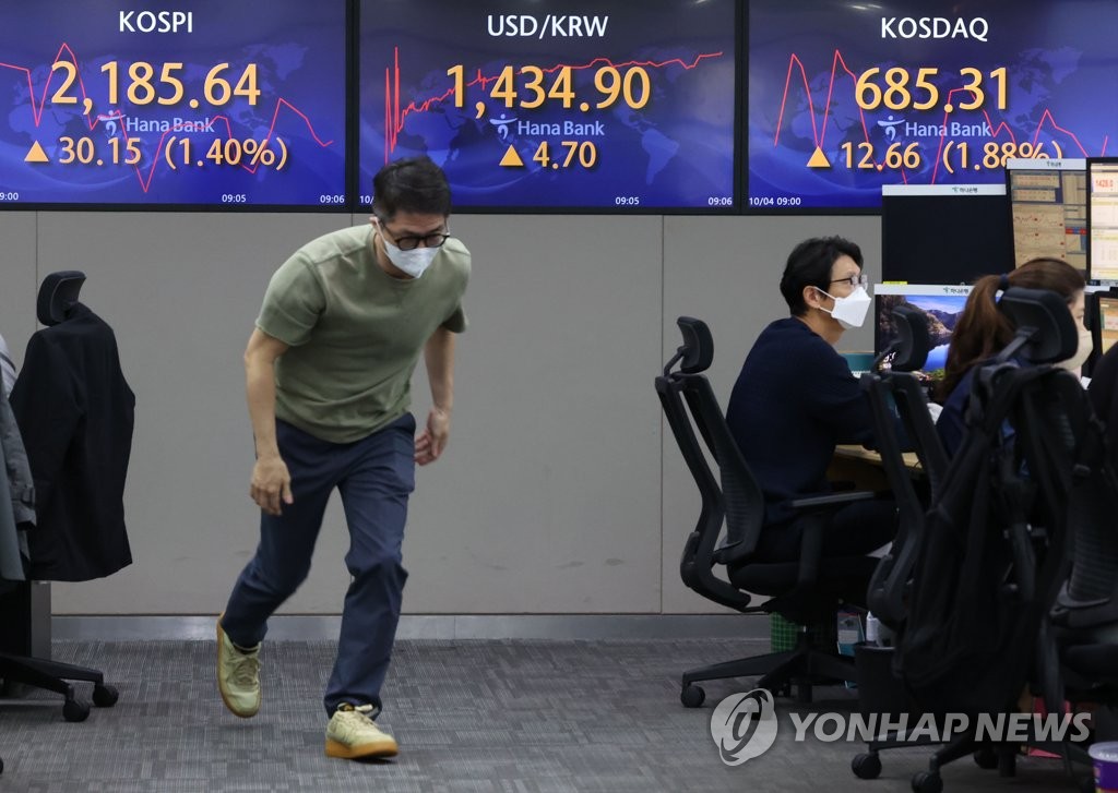 韓国総合株価指数が大幅反発　連休明け２２００台を回復