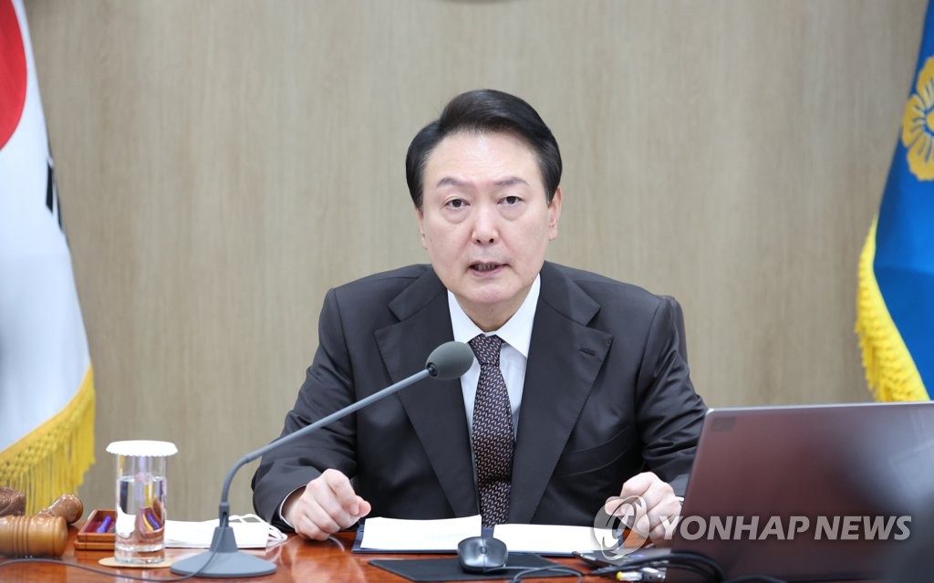 Président Yoon Suk-yeol. (Photo d'archives Yonhap) 