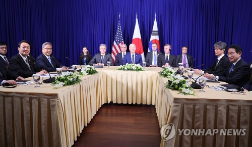 백악관 "오는 13일 美日정상회담서 한미일 군사협력 강화 논의"(종합)