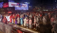 韓国が今夜１次リーグ最終戦　街頭応援に合わせソウル地下鉄の終電延長