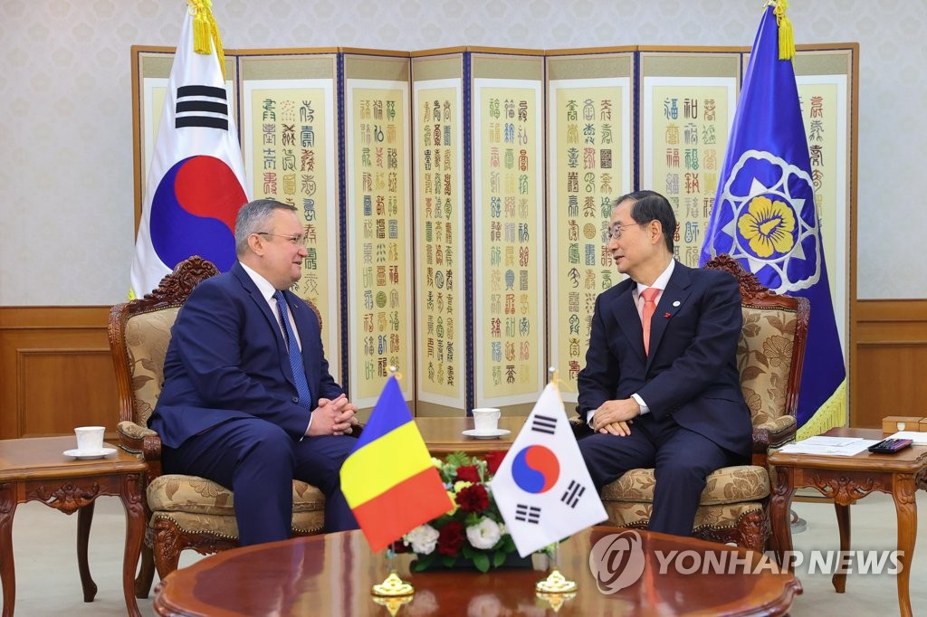 韓国・ルーマニア首相　原発・防衛産業での協力策協議