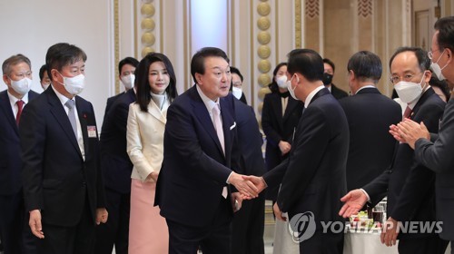 尹大統領が新年あいさつ会開催